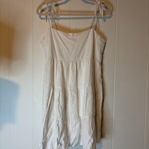 Abercrombie & Fitch White Mini Dress
